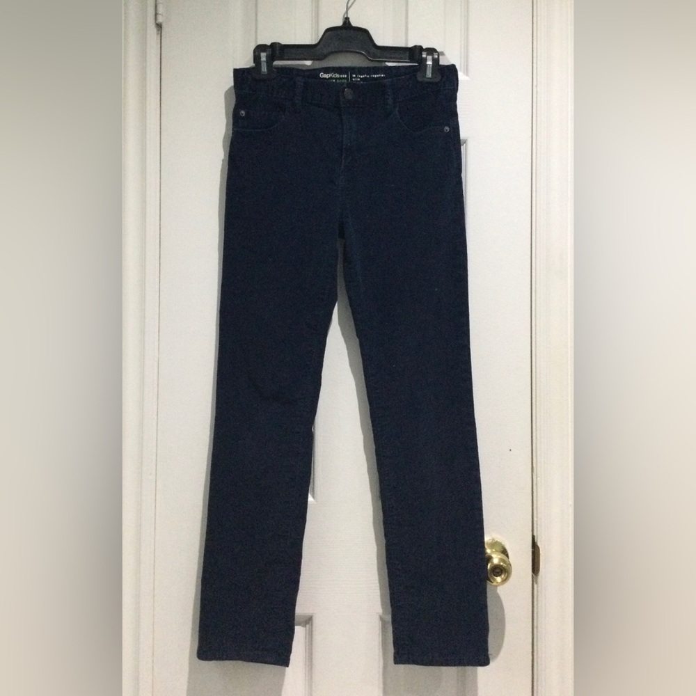 GAP Blue Corduroy Timeless Cotton Pants